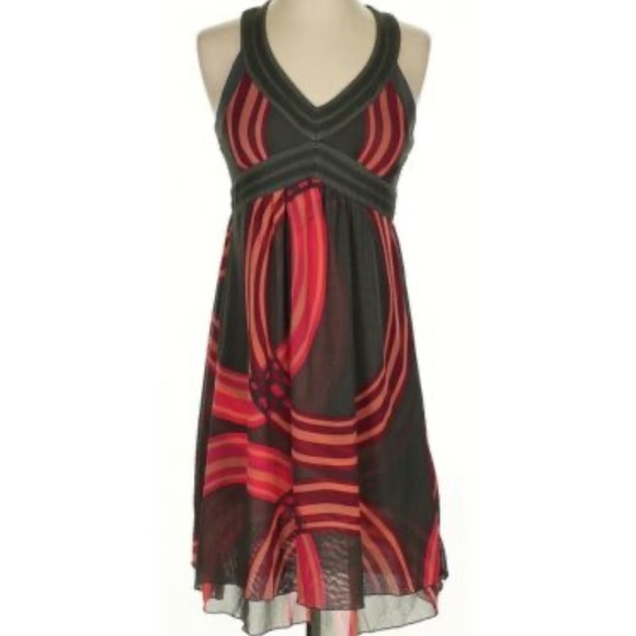 Dkny Dresses & Skirts - DKNY Jeans Womens Multicolor Geometric Print Sleeveless Mini Dress Size S